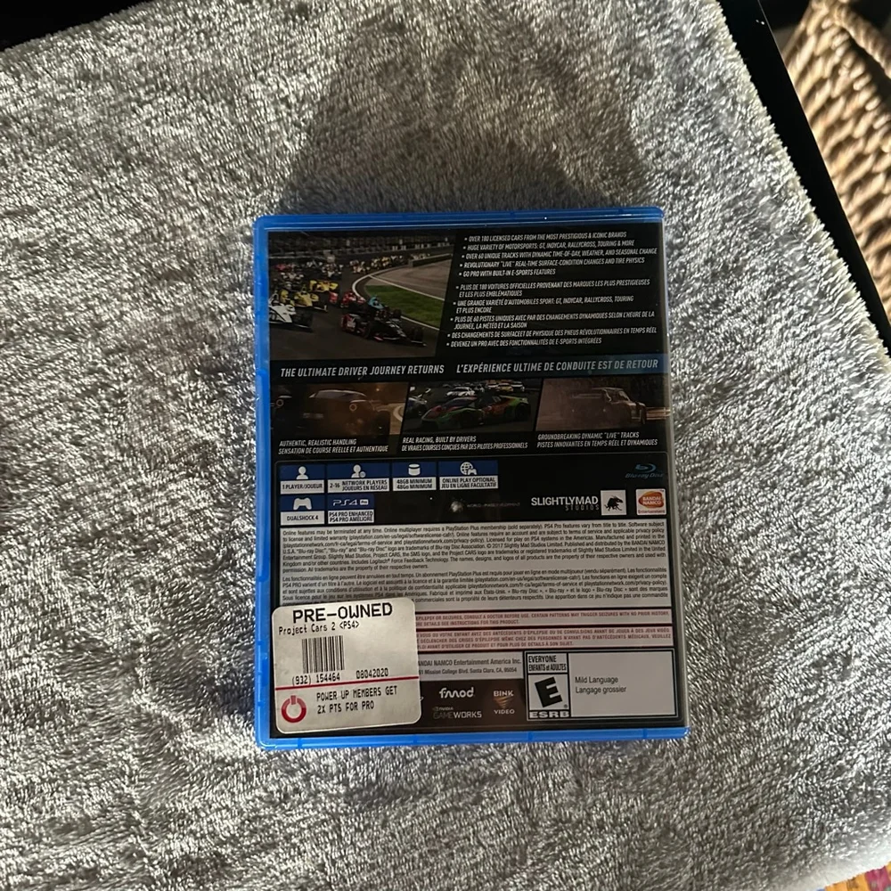 Bandai Namco Project Cars 2 PS4 Video Game